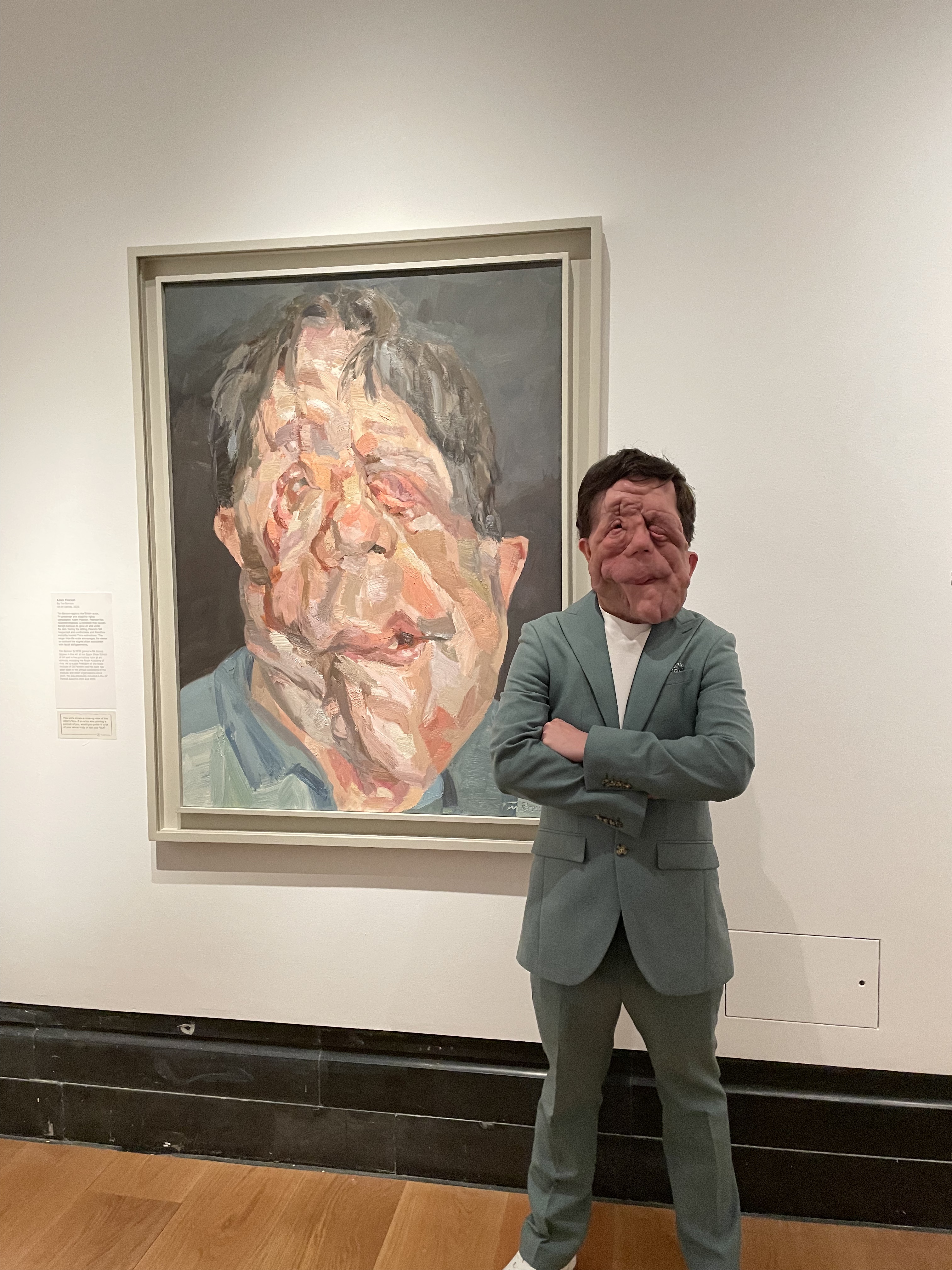 So good to be back at the National Portrait Gallery for the press